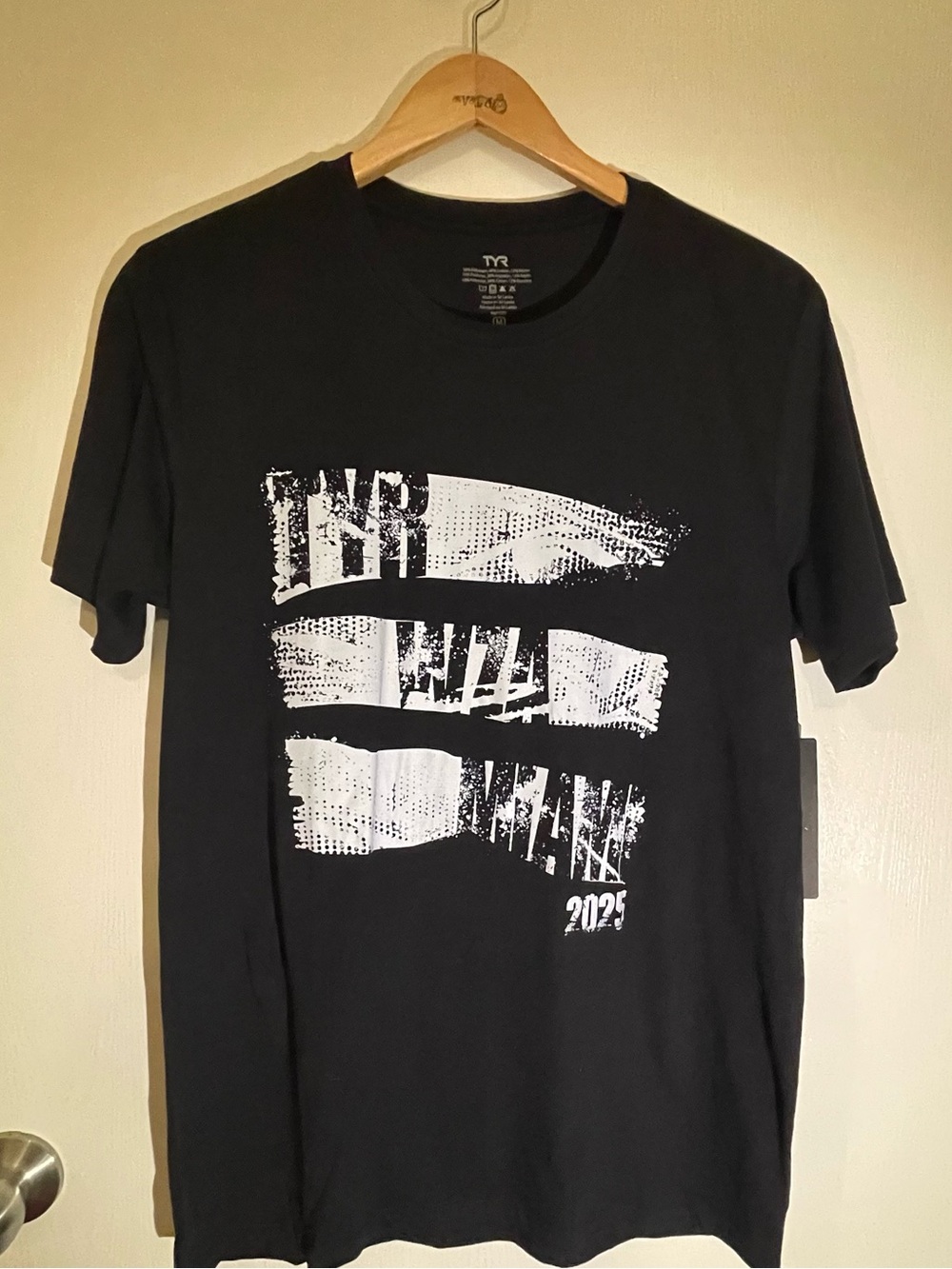TYR Men’s Black Graphic Tee - 2025 Design